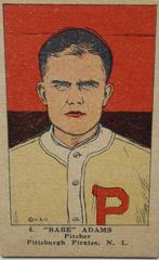 'Babe' Adams [Hand Cut] #6 Baseball Cards 1923 W515 1 Prices