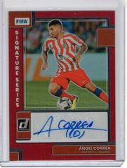 Angel Correa [Red] Soccer Cards 2022 Panini Donruss Signature Series Prices