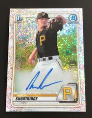 Aaron Shortridge [Speckle Refractor] #CPA-ASH Baseball Cards 2020 Bowman Chrome Prospect Autographs Prices
