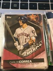 Carlos Correa [Red] #II-21 Baseball Cards 2018 Topps Instant Impact Prices