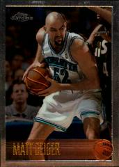 Matt Geiger #53 Basketball Cards 1996 Topps Chrome Prices