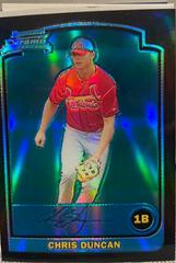 Chris Duncan [Blue Refractor] Baseball Cards 2003 Bowman Chrome Prices