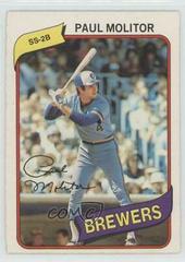 Paul Molitor Baseball Cards 1980 O Pee Chee Prices