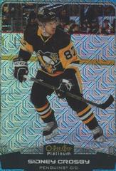Sidney Crosby [Blue Traxx] Hockey Cards 2022 O Pee Chee Platinum Previews Prices