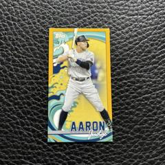 Aaron Judge [Gold] Baseball Cards 2022 Topps Rip Mini Prices