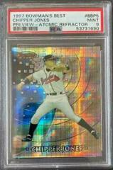 Chipper Jones [Atomic Refractor] Baseball Cards 1997 Bowman's Best Preview Prices