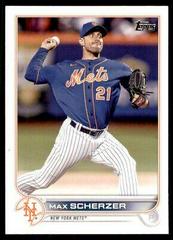 Max Scherzer #US1 Baseball Cards 2022 Topps Update Prices