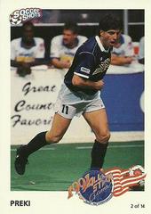 Preki Soccer Cards 1991 Soccer Shots MSL All Star Prices