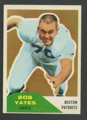 Bob Yates Football Cards 1960 Fleer Prices