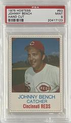 Johnny Bench [Hand Cut] #83 Baseball Cards 1975 Hostess Prices