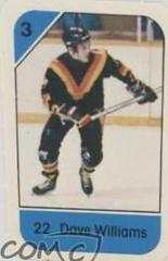 Dave Williams Hockey Cards 1982 Post Cereal Prices
