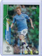 Kevin De Bruyne [Green Bubbles Refractor] #19 Soccer Cards 2019 Topps Chrome UEFA Champions League Prices