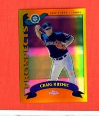 Craig Kuzmic [Gold Refractor] Baseball Cards 2002 Topps Chrome Prices