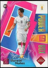 Darwin Nuñez [Gold Press Proof] Soccer Cards 2021 Panini Donruss Road to Qatar Power in the Box Prices