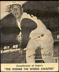 Joe Nuxhall Baseball Cards 1960 Kahn's Wieners Prices