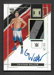 Grayson Waller [Elegance Pach Autograph Holo Silver] Wrestling Cards 2022 Panini Impeccable WWE Prices