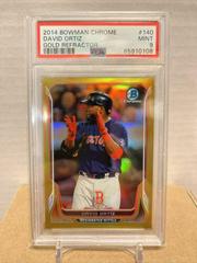 David Ortiz [Gold Refractor] #140 Baseball Cards 2014 Bowman Chrome Prices