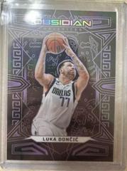 Luka Doncic [Purple] Basketball Cards 2022 Panini Obsidian Prices