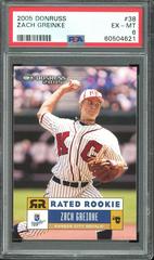 Zach Greinke #38 Baseball Cards 2005 Donruss Prices