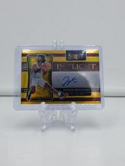 Jaylin Williams [Gold] #IN-JWI Basketball Cards 2022 Panini Chronicles Draft Picks In Flight Signatures Prices