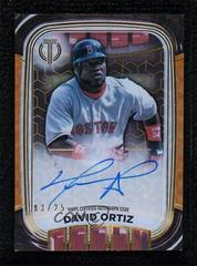 David Ortiz [Orange] Baseball Cards 2022 Topps Tribute Iconic Perspectives Autographs Prices