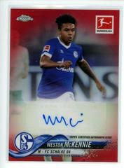 Weston McKennie [Autograph Red Refractor] Soccer Cards 2018 Topps Chrome Bundesliga Prices