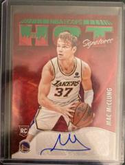 Mac McClung [Green] #HSR-MML Basketball Cards 2022 Panini Hoops Hot Signatures Rookies Prices