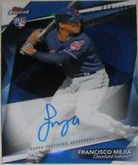 Francisco Mejia [Blue Refractor] #FFA-FM Baseball Cards 2018 Topps Finest Firsts Autographs Prices