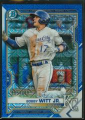 Bobby Witt Jr. [Blue Refractor Mega Box Mojo] #BCP-1 Baseball Cards 2021 Bowman Chrome Prospects Prices