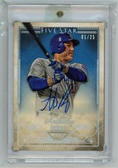 Anthony Rizzo [Rainbow] #FSA-ARI Baseball Cards 2016 Topps Five Star Autographs Prices