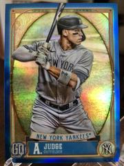 Aaron Judge [Blue Refractor] #212 Baseball Cards 2021 Topps Gypsy Queen Chrome Box Toppers Prices