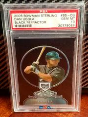 Dan Uggla [Black Refractor] Baseball Cards 2006 Bowman Sterling Prices
