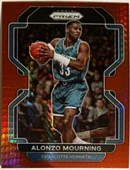 Alonzo Mourning [Red Hyper Prizm] Basketball Cards 2021 Panini Prizm Prices