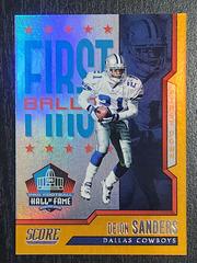 Deion Sanders [First Down] #4 Football Cards 2023 Panini Score First Ballot Prices