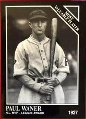 Paul Waner #315 Baseball Cards 1991 Conlon Collection Prices