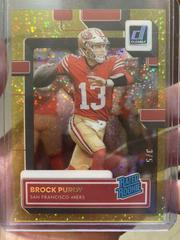 Brock Purdy [Holo Gold] #99 Football Cards 2022 Panini Clearly Donruss Prices