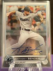 Anthony Bender #RA-AB Baseball Cards 2022 Topps Chrome Rookie Autographs Prices