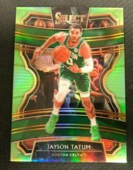 Jayson Tatum [Green Prizm] Basketball Cards 2019 Panini Select Prices