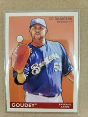 CC Sabathia #112 Baseball Cards 2009 Upper Deck Goudey Prices