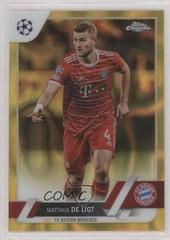 Matthijs De Ligt [Gold Lava] Soccer Cards 2022 Topps Chrome UEFA Club Competitions Prices