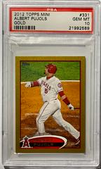 Albert Pujols [Gold] Baseball Cards 2012 Topps Mini Prices
