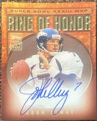 John Elway #RH-JE Football Cards 2002 Topps Ring of Honor Autographs Prices