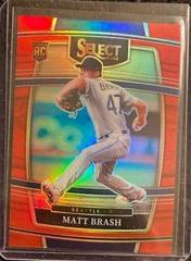 Matt Brash [Red Prizm] Baseball Cards 2022 Panini Select Prices