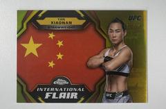 Yan Xiaonan [Gold Refractor] #IFL-9 Ufc Cards 2024 Topps Chrome UFC International Flair Prices