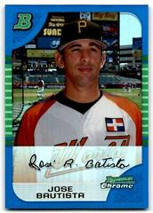 Jose Bautista [Blue Refractor] Baseball Cards 2005 Bowman Chrome Draft Picks Prices