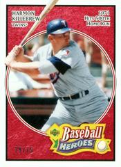 Harmon Killebrew [Red] #34 Baseball Cards 2005 Upper Deck Baseball Heroes Prices