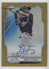 Brice Turang [Gold] #BT Baseball Cards 2019 Bowman Sterling Prospect Autographs Prices