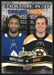 Wayne Simmonds, Charlie McAvoy [Gold] Hockey Cards 2022 Upper Deck MVP Encounters on Ice Prices