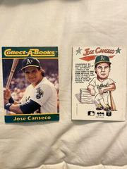 Jose Canseco #25 Baseball Cards 1990 Collect A Books Prices