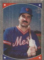 Keith Hernandez [Foil Hardback Test] Baseball Cards 1987 Topps Stickers Prices